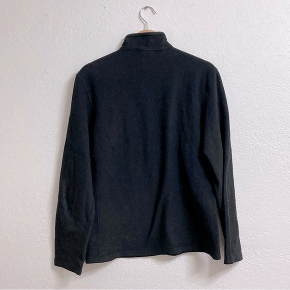 North Face Black Fleece with Blue Embroidery Logo, Size S - Picture 3 of 6